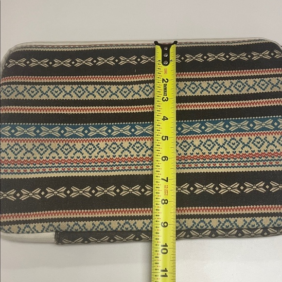 Kayond textured Patterned padded Laptop Sleeve / Holder preowned 2 pockets - Picture 3 of 8